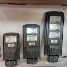 Wiring Free Outdoor Waterproof IP66 30W 60W 90W All in One Solar LED Street Light Energy Conservation